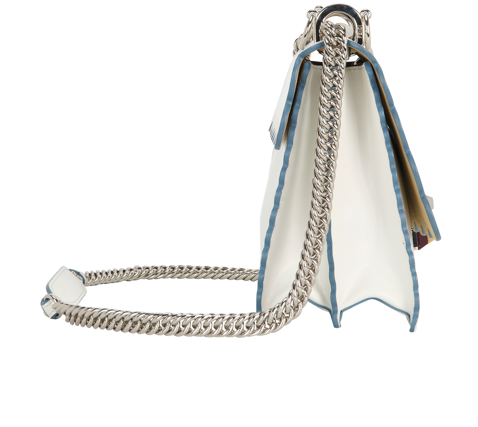 Kan I Shoulder Bag, &pound;495, Handbags, White, Leather, Side view